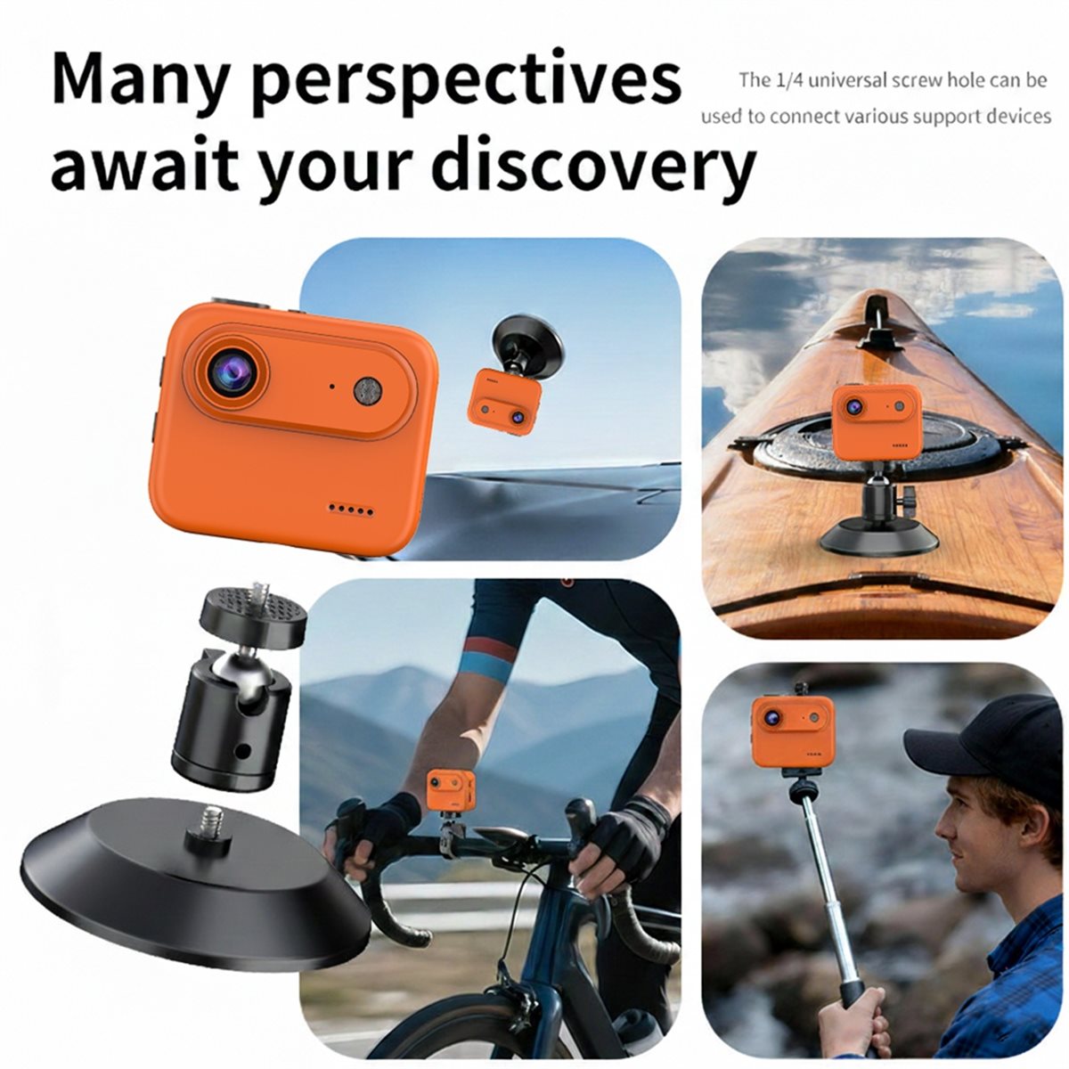 Action Camera 4K - Экшн-камера N05R 4K с 2,0-дюймовым HD-экраном,