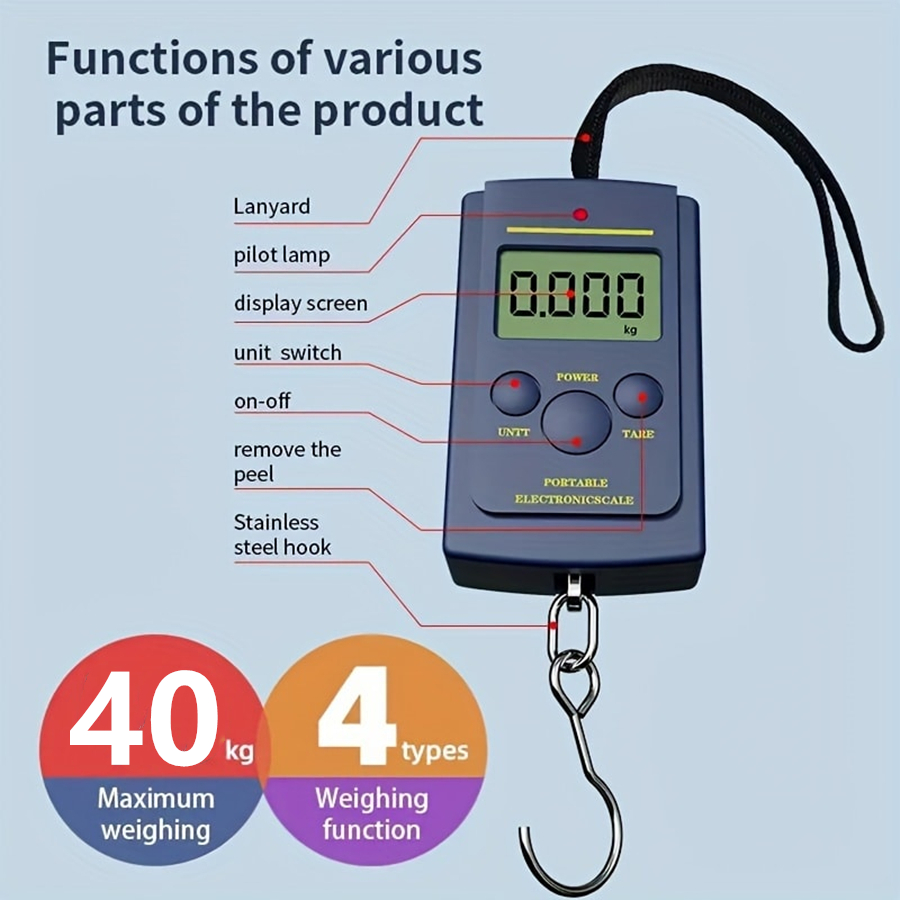 Electronics Stuff - 40 кг многофункциональные мини электронные цифровые