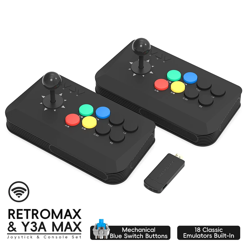 Retro Game Controller Usb - Беспроводной Y3A Max Arcade Stick Fight