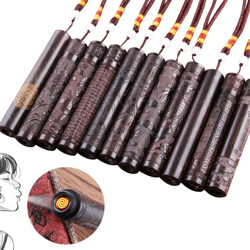Electronics And Gadgets With I - Креативная электронная зажигалка из сандалового дерева,