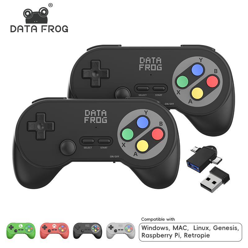 Retro Game Controller Usb - Беспроводной ретро-геймпад Data Frog PC07, двойной