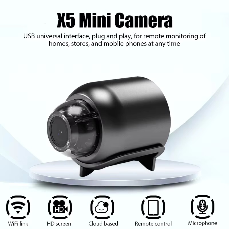 Compact Camera Mirrorless - 1080P Новая мини-камера X5 Clear Night