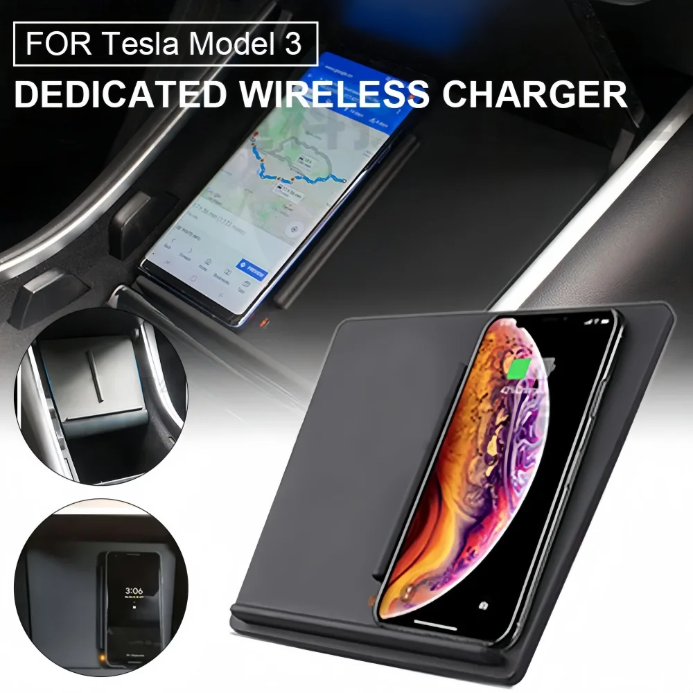 Беспроводное автомобильное зар – обзор и цена Wireless Phone Charger Pad