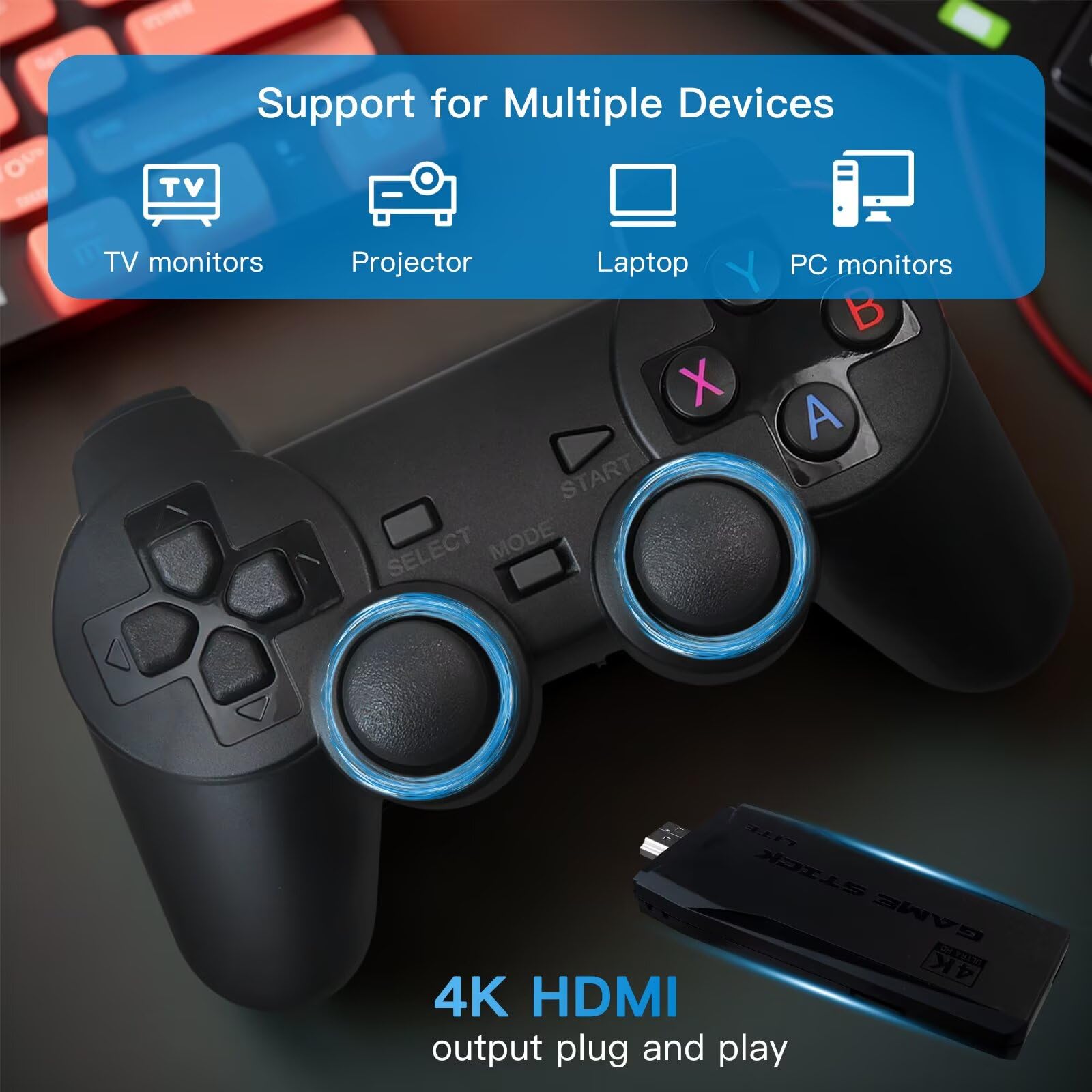 Ретро-игровая консоль 4K, игро – обзор и цена Retro Game Controller Usb