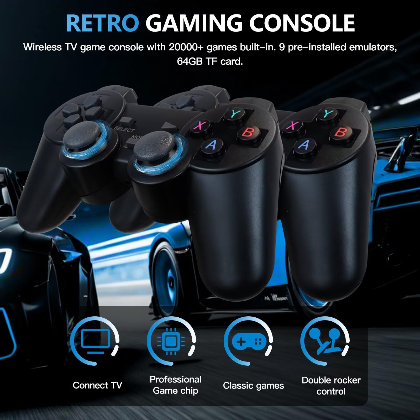 Ретро-игровая консоль 4K, игро – обзор и цена Retro Game Controller Usb