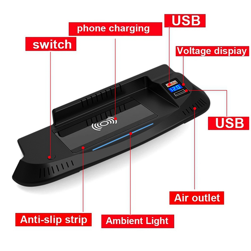 Автомобильная 15 Вт QI беспров – обзор и цена Wireless Phone Charger Pad