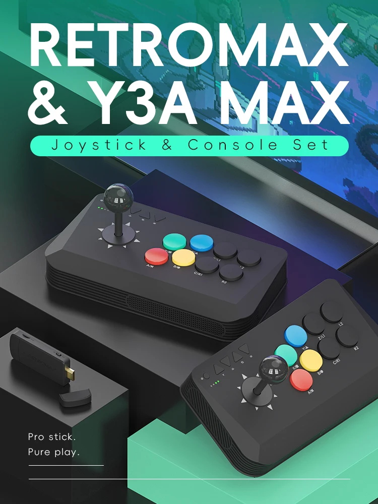 Беспроводной Y3A Max Arcade St – обзор и цена Retro Game Controller Usb
