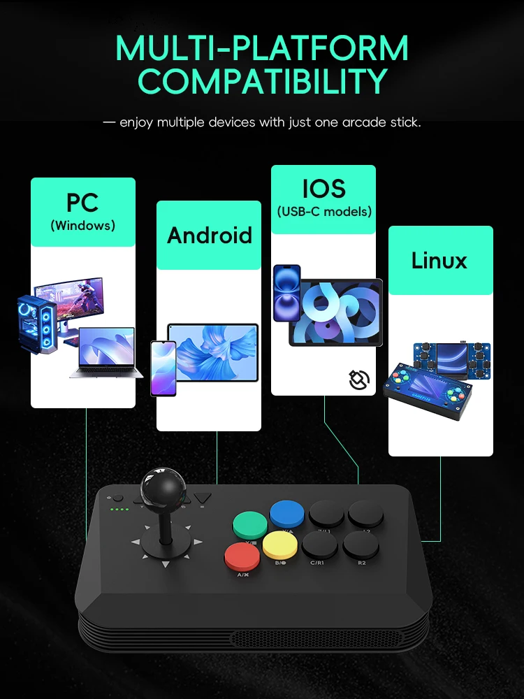 Беспроводной Y3A Max Arcade St – обзор и цена Retro Game Controller Usb
