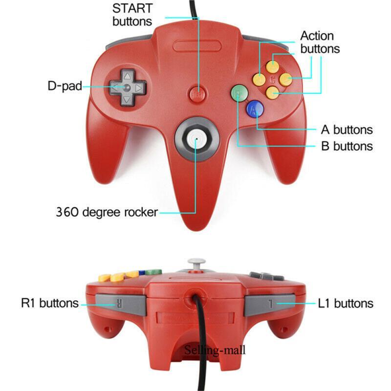 Контроллер N64, классический U – обзор и цена Retro Game Controller Usb